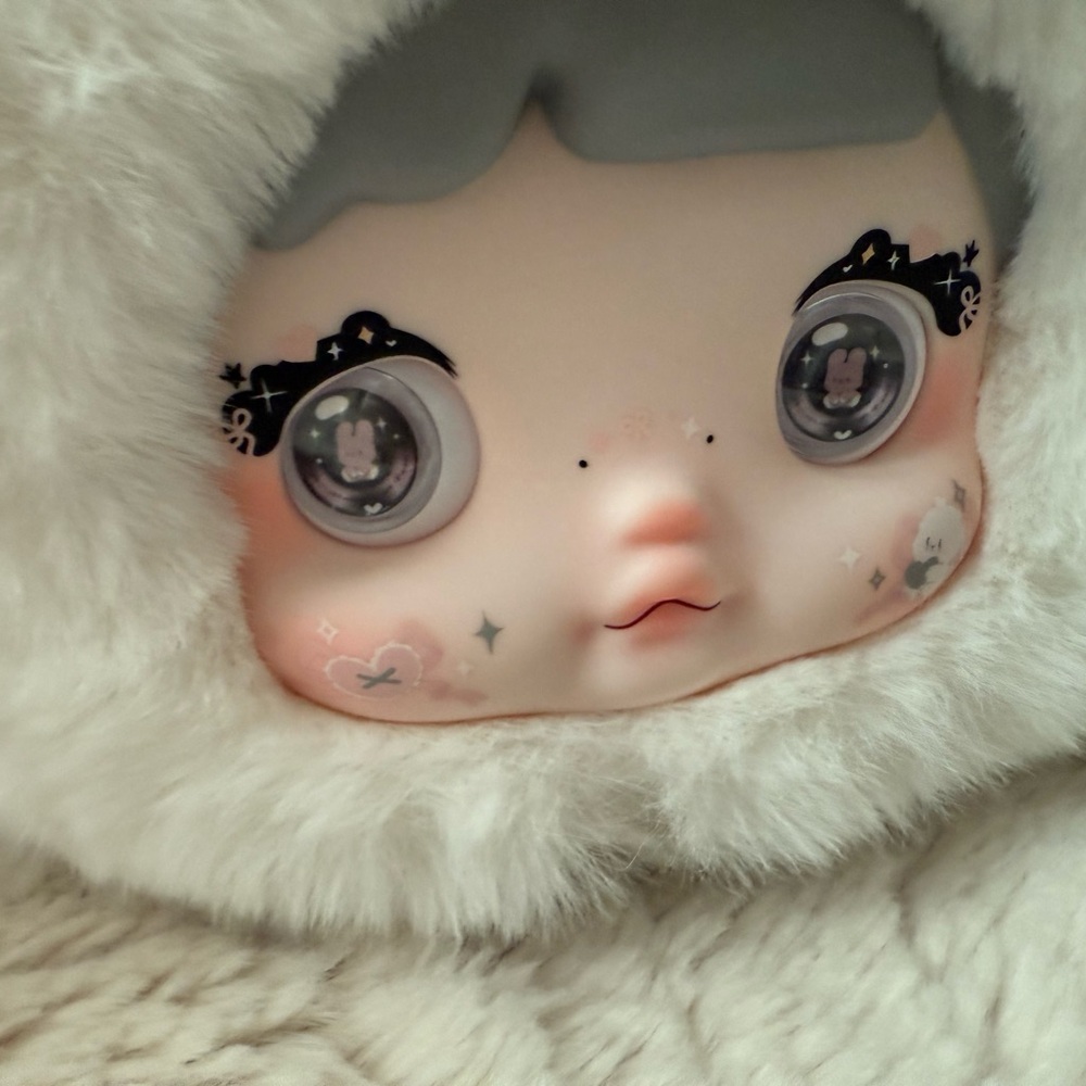 Nommi Purse Bag Edelweiss Bunny White Confirmed New Eyes + Bonus BB3 - Picture 7 of 7